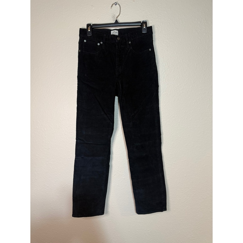 J.Crew Vintage Slim Straight Corduroy Pants Black Size 27 Re-Imagined Cords
